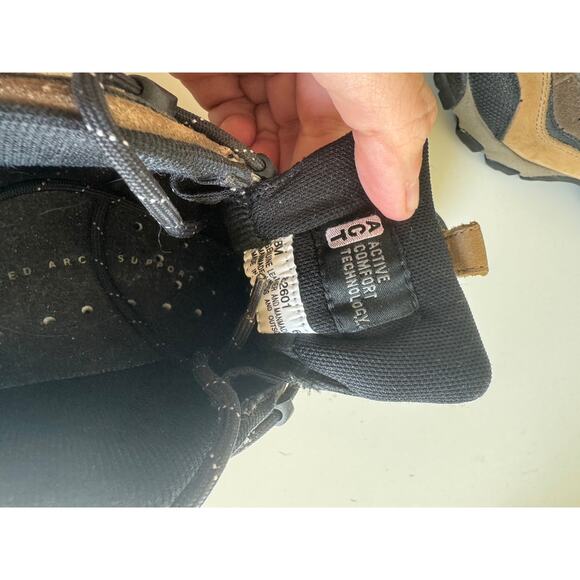 Timberland Womens  ACT Beige Leather Lace Up Hiking Boot Size 8M - Picture 3 of 6